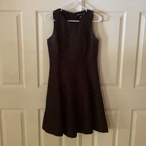 Black with white dots dress